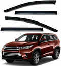 Tape-On Rain Guard 4-Piece for 2014-2019 Highlander - Smoke Visors