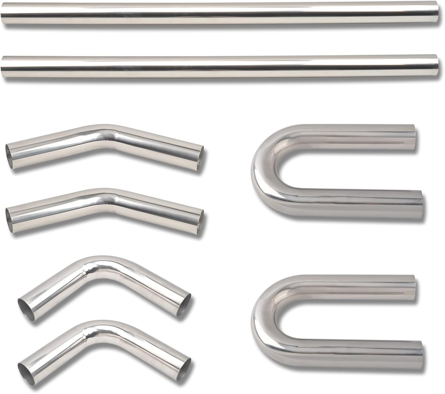 2 Inch DIY Custom Mandrel Exhaust Pipe Tube Kit for Universal Fit