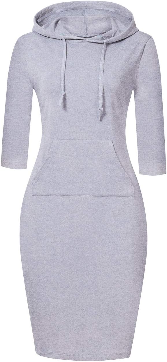 MISSKY Womens Casual Hoodie Dress for Everyday Comfort and Style