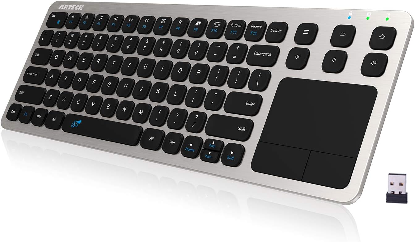 Arteck Wireless Touch TV Keyboard: Easy Media Control
