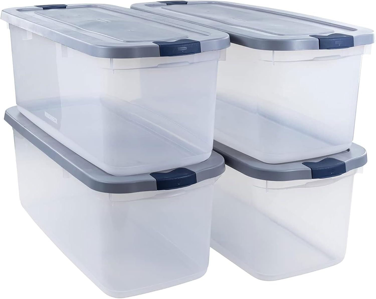 Rubbermaid Roughneck Clear Storage Containers for Organization