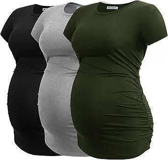 Smallshow Women's Maternity Tops for Comfortable Pregnancy Wear