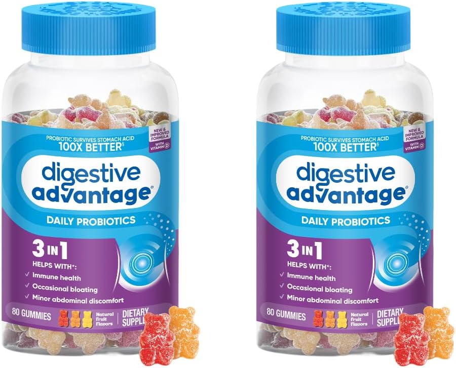 Digestive Advantage Daily Probiotic Gummies for Gut Health