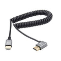 RIIEYOCA 90 Left HDMI Male Cable 4K@60Hz