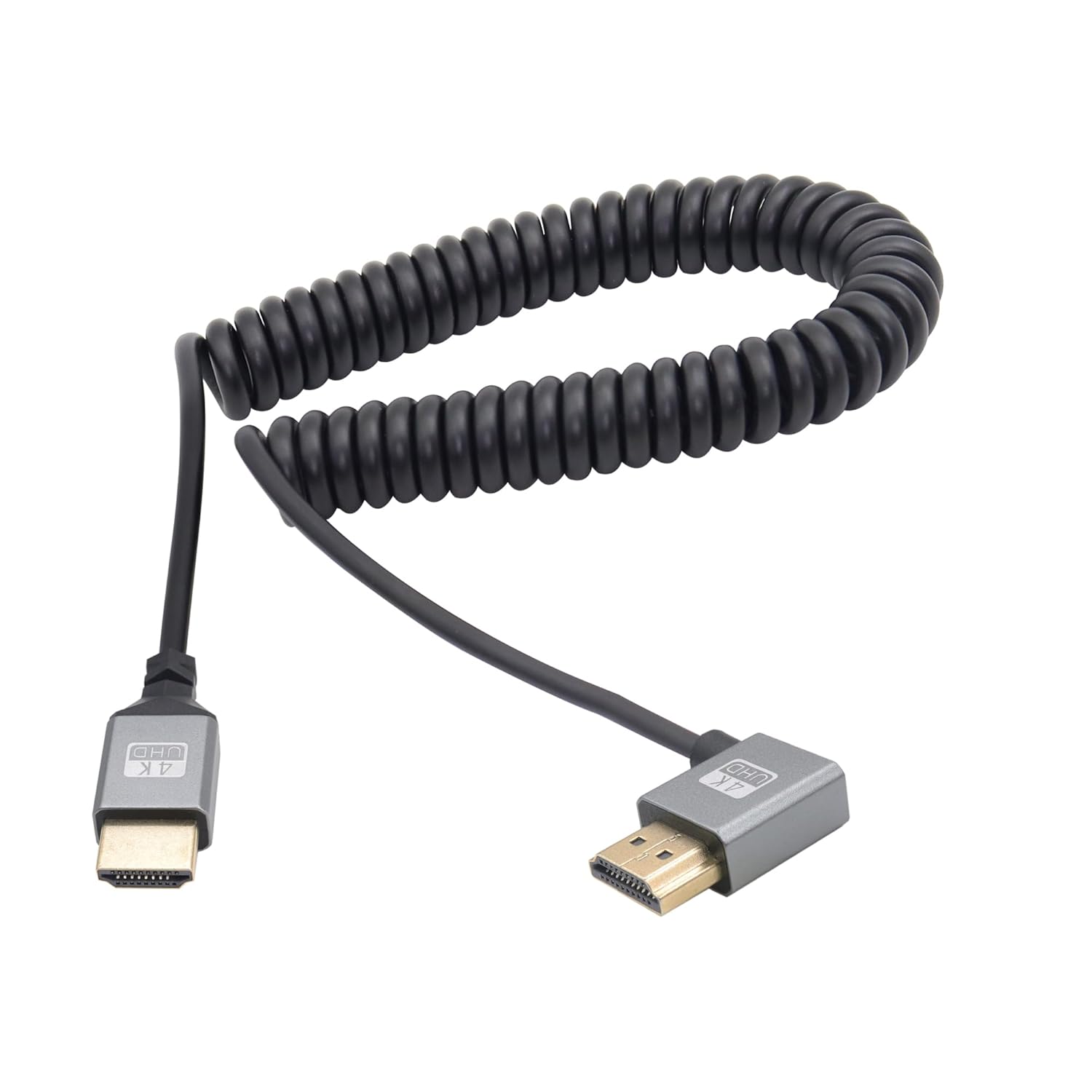 RIIEYOCA 90 Left HDMI Male Cable 4K@60Hz