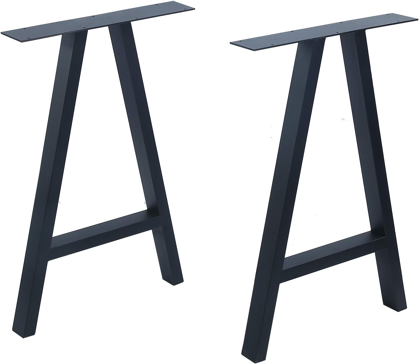 MBQQ Rustic Metal Desk & Dining Table Legs for Industrial Style