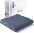 YnM Cooling Weighted Blanket 48x72 in, 15 lb - Cooling Comfort for One