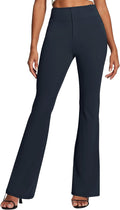 Womens Stretchy Dress Pants High Waisted Bootcut - Pull On Comfort