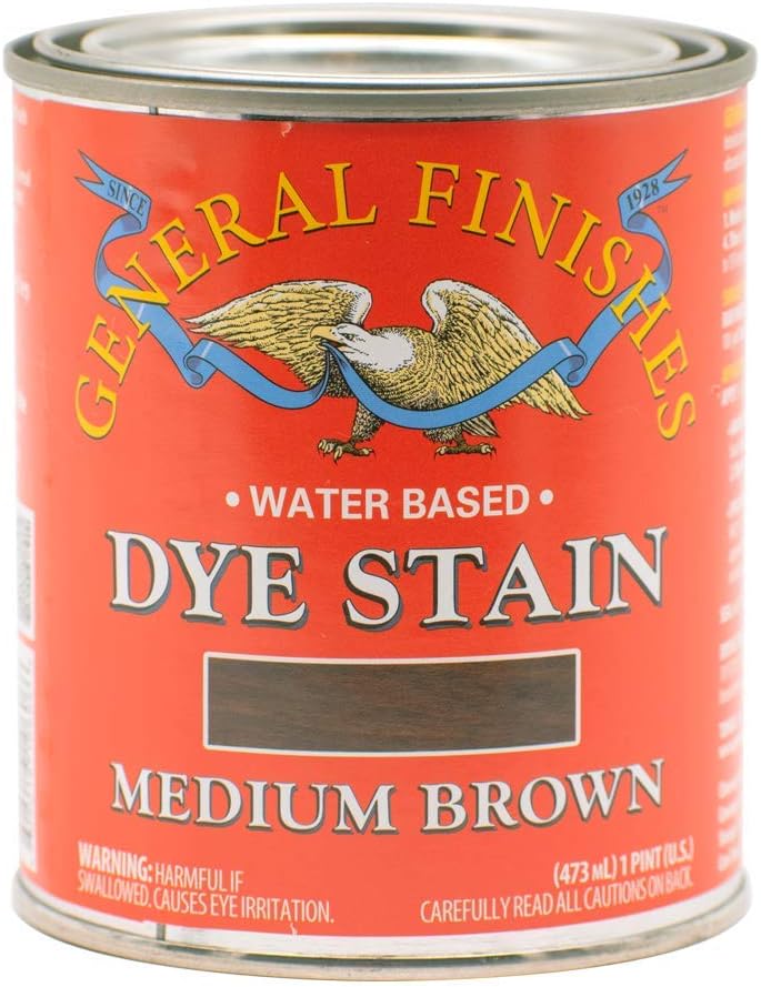 General Finishes Water Based Dye for Deep Rich Wood Tones