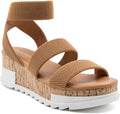 Athlefit Women's Wedge Sandals for Comfort and Style
