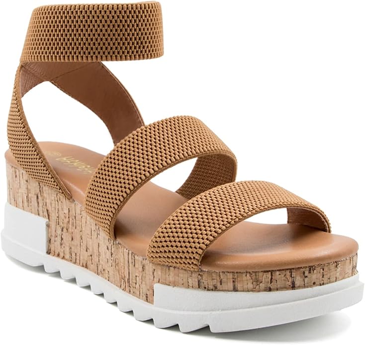 Athlefit Women's Wedge Sandals for Comfort and Style