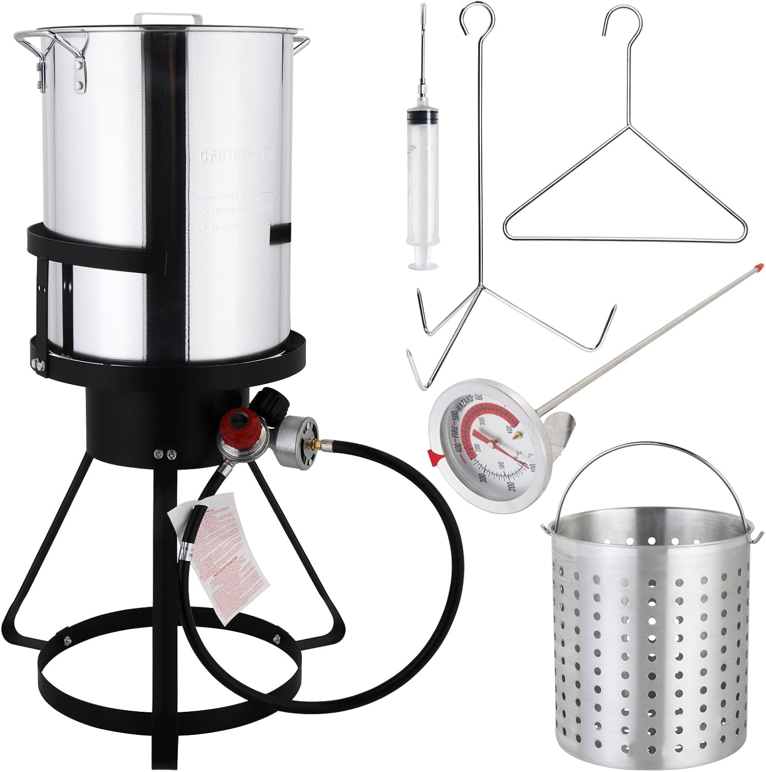 Outvita 30 Qt Turkey Deep Fryer Set for Outdoor Cooking