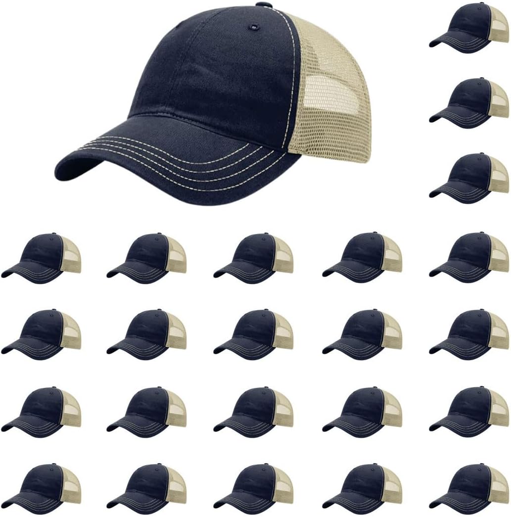 Richardson 111 Garment-Washed Adjustable Snapback Trucker Cap