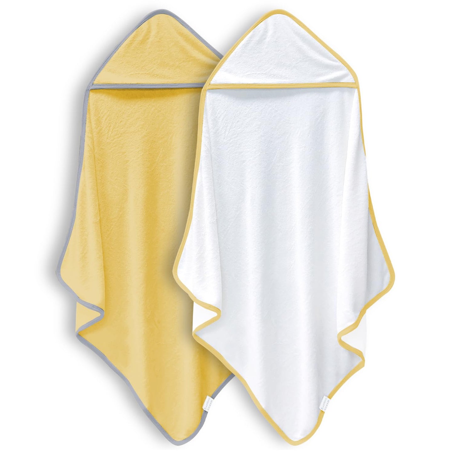 Ultra Soft Bamboo Baby Bath Towels - 2 Pack for Kids 0-7 Yrs
