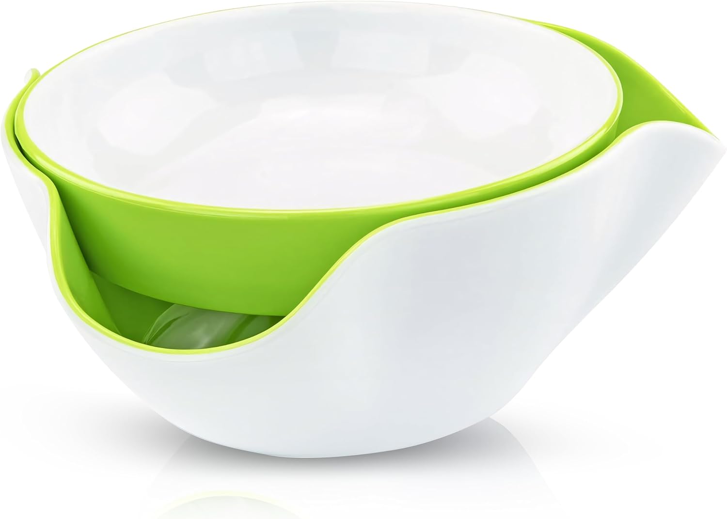 Double Party Pedestal Pistachio Bowl - Shell Storage