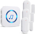 SanJie Door Sensor Chime for Door Opens - 3 Sensors, 1 Receiver