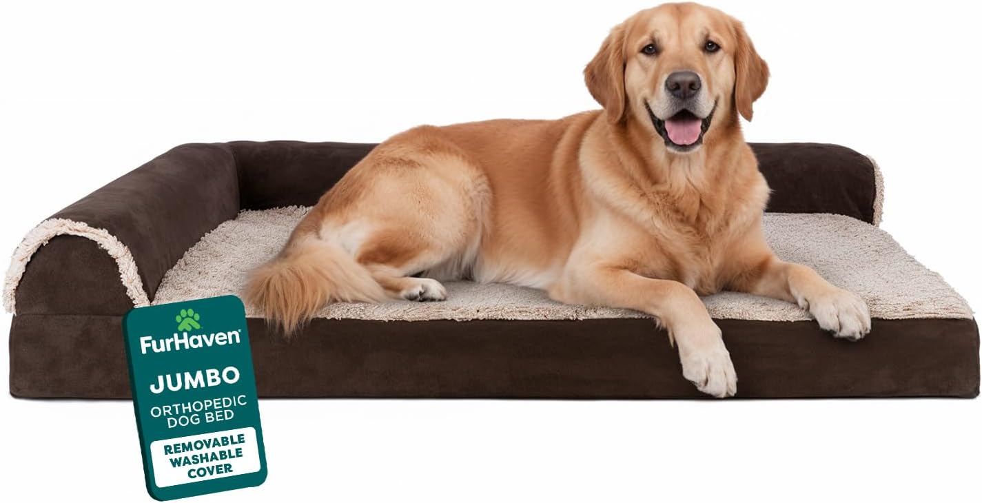 Orthopedic Dog Bed for Large Dogs with Egg Crate Foam Support