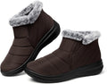 Winter Waterproof Boots for Women - Warm Fur Lined Ankle Boot