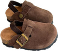 Kids Suede Clogs Toddler Clogs Boys Girls Sandals - Soft (Style YRHG)