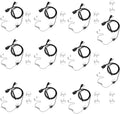 Acoustic Tube Earpiece Headset with Mic PTT for Baofeng & Kenwood