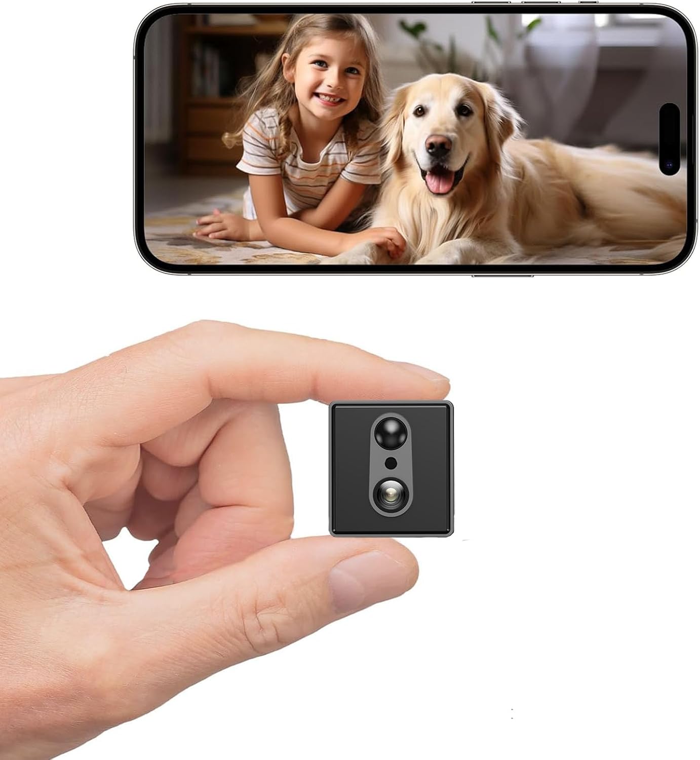 RXIMA Mini 4K WiFi Spy Camera - 100 Days Battery Life!