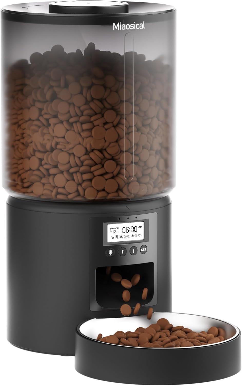 Automatic Cat Feeder with Flexible Timer and Large Capacity