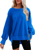Nirovien Womens Oversized Crewneck Sweatshirt - Cozy Slouchy Fit is