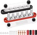 350A Marine Bus Bar 12V Power Distribution Block - Heavy Duty Terminal