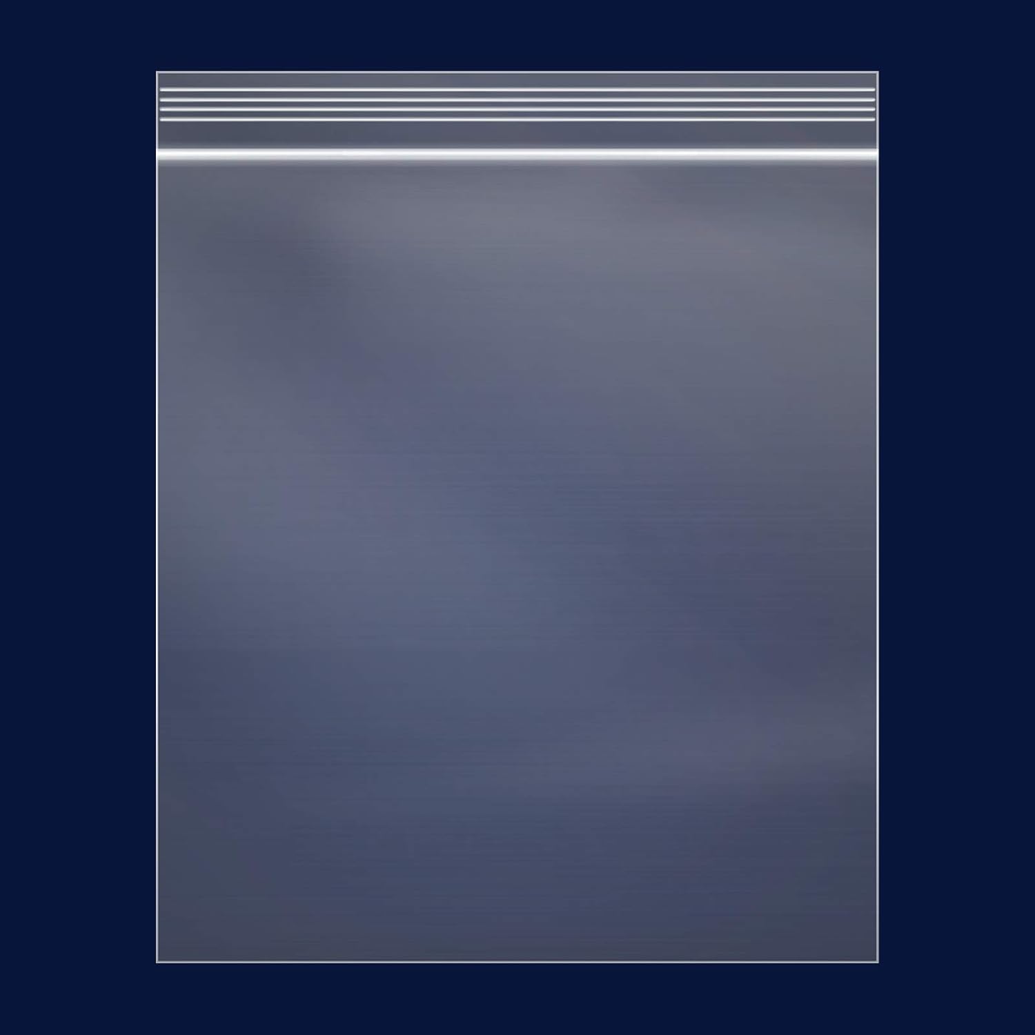 Large Clear Plastic Reclosable Poly Zip Bags for Clothing Storage