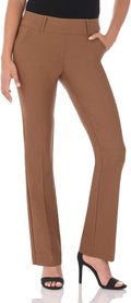 Rekucci Women's Ease into Comfort Classic Bootcut Pant w Tummy Control