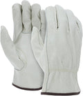 Heavy Duty Durable Cowhide Leather Driver Work Gloves - Reliable