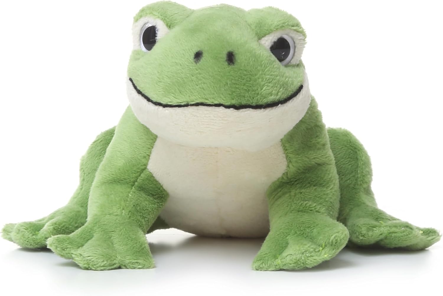 15cm Cute Lifelike Green Frog Plush Toy by TAMMYFLYFLY