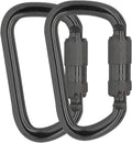 Auto Locking Carabiner 45KN Heavy Duty Large Clip - Secure Twist Lock
