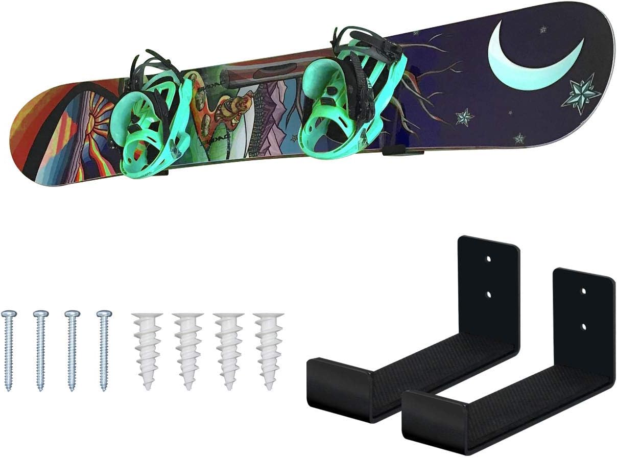 MIND&ACTION Aluminum Snowboard Rack: Stylish Display & Storage