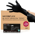 Disposable Nitrile Gloves w/Textured Fingertips - Durable Grip