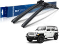 Clix Wipers Jeep Wrangler & Gladiator 16in Set - Quiet, Durable Fit
