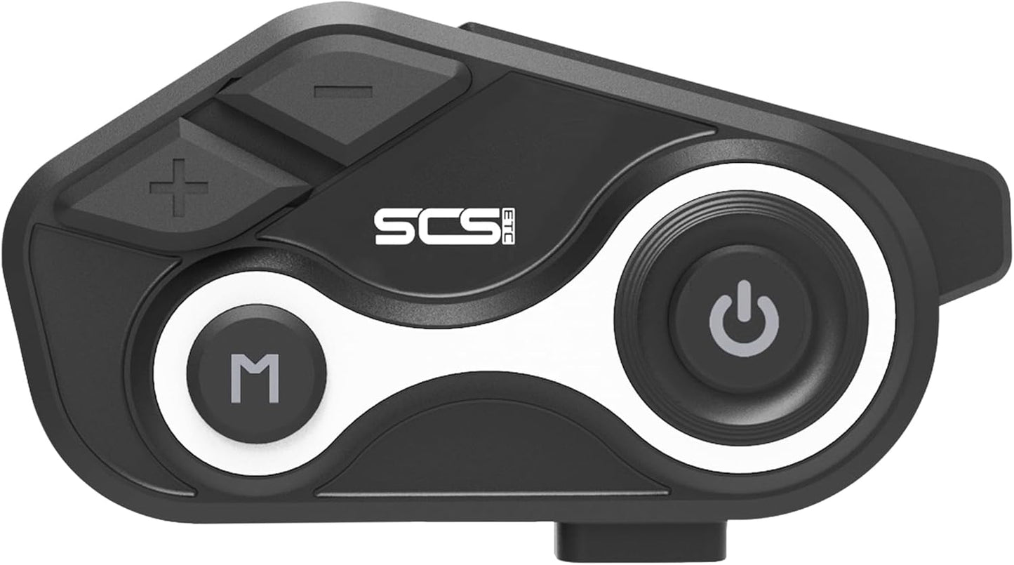 Motorcycle Bluetooth Intercom for 2 Riders - 1000m Range