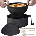 College Dorm Ramen Bowl Set with Chopsticks - BPA-Free