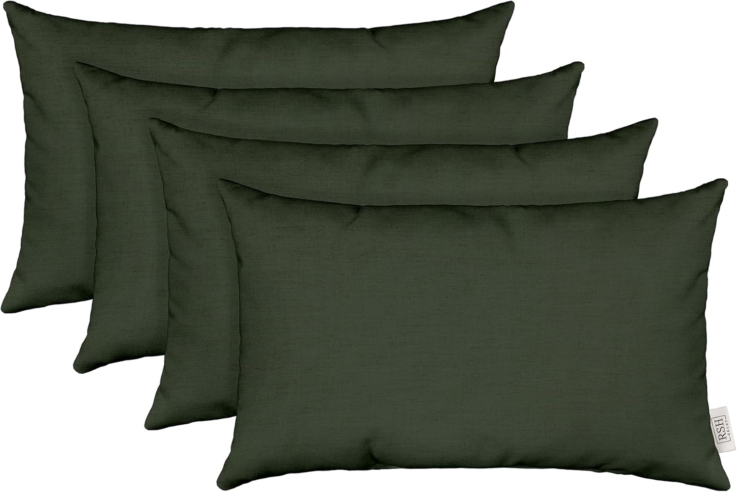 RSH Decor Sunbrella Jumbo Lumbar Pillow Covers Set of 4
