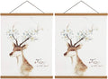 Magnetic Poster Hanger Frame 30in 2 Pack - Easy Damage-Free Display