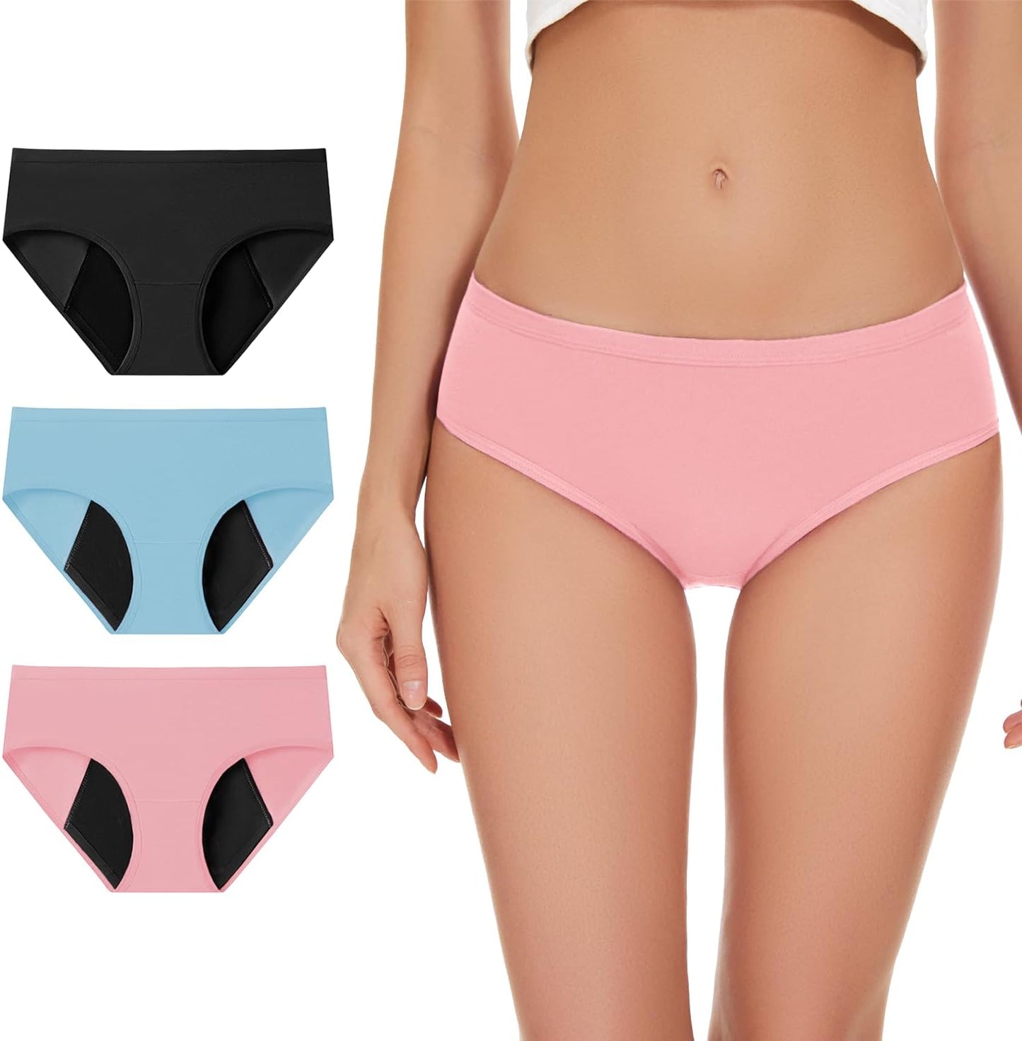 Women's High Absorbency Period Underwear for Heavy Flow Days