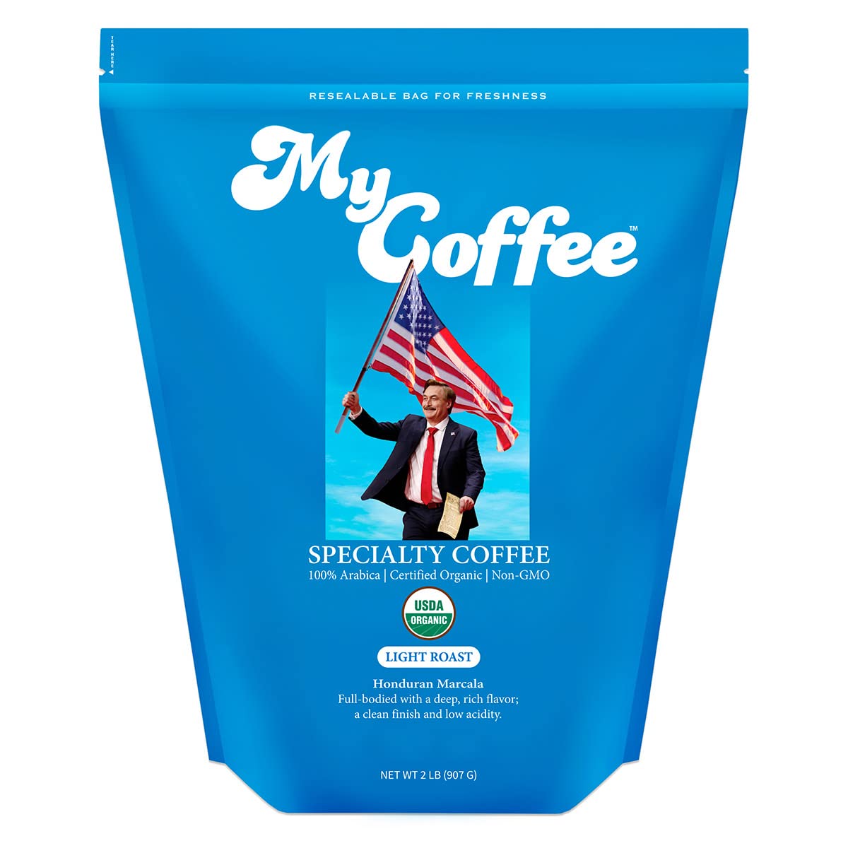 Ground MyCoffee Organic Specialty Grade 100% Arabica Light Roast