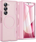 Caka Case for Samsung Galaxy Z Fold 6 - Translucent Pink Protection