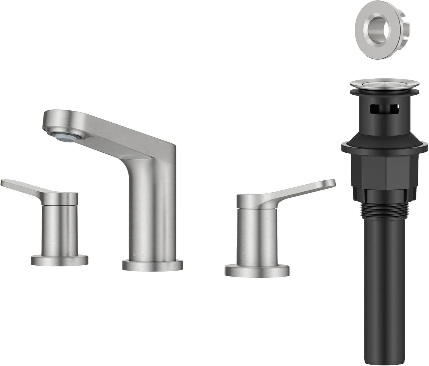 KRAUS Indy Widespread Bathroom Faucet with Spot-Free Finish