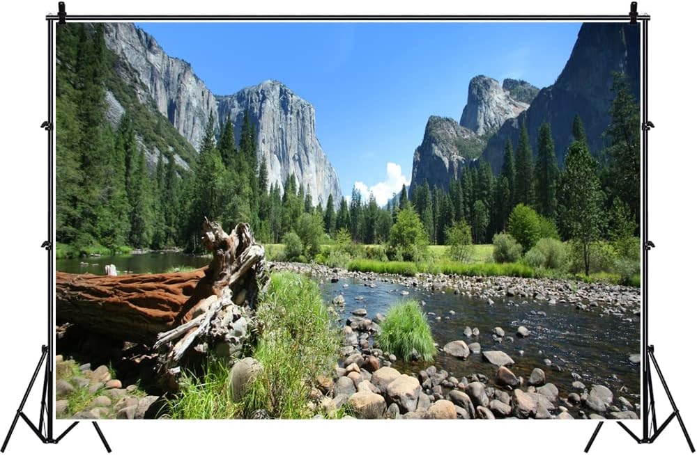 Laeacco Lake and Mountains Backdrop for Stunning Photography