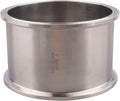 Sanitary Spool Tube with 6in Tri Clamp Ferrule - 4in Length
