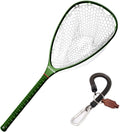 Floating Carbon Fiber Fly Fishing Net - Lightweight Clear Rubber Ghost