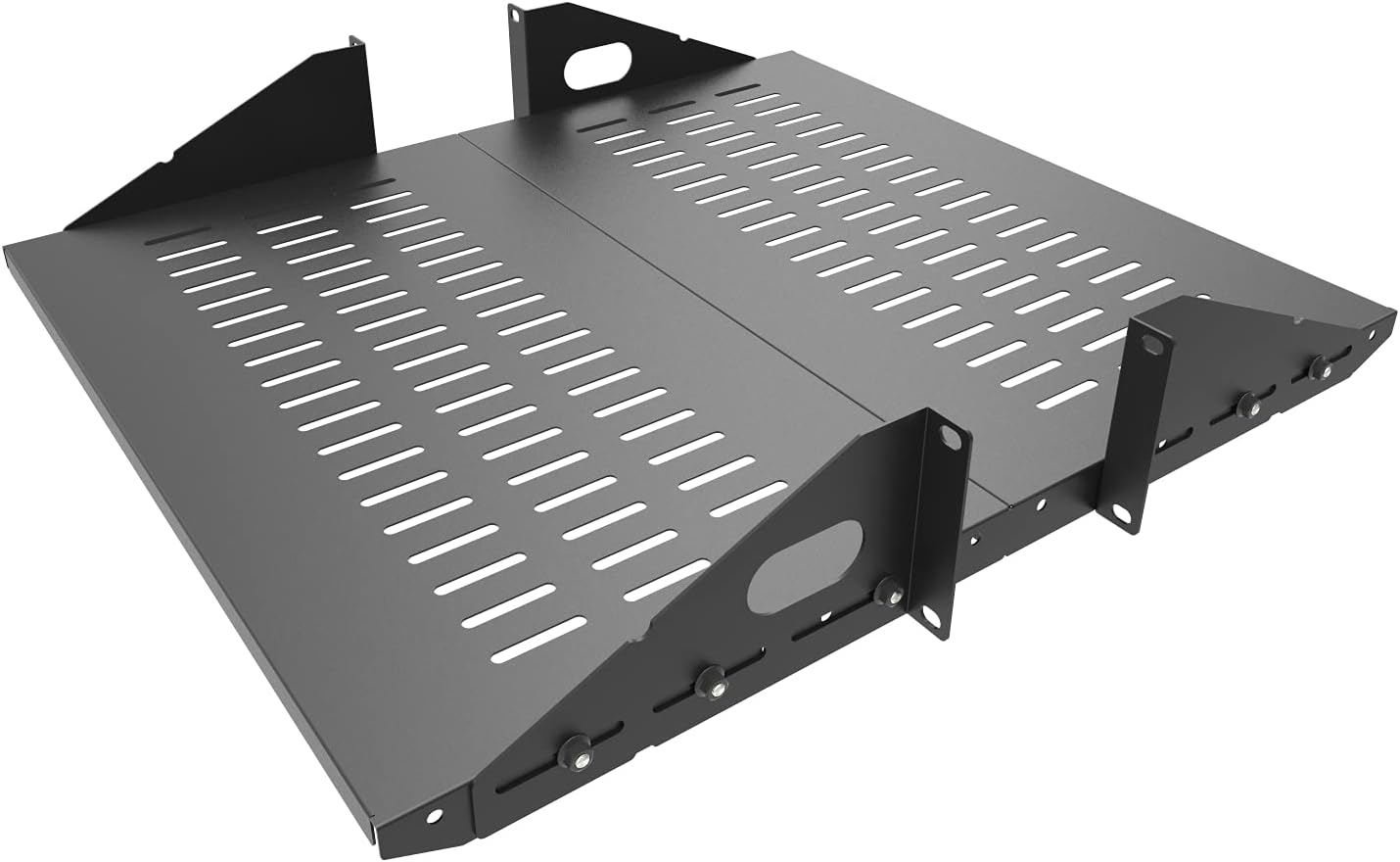 Jingchengmei 2U Cantilever Server Shelf Rack for AV/Data Equipment