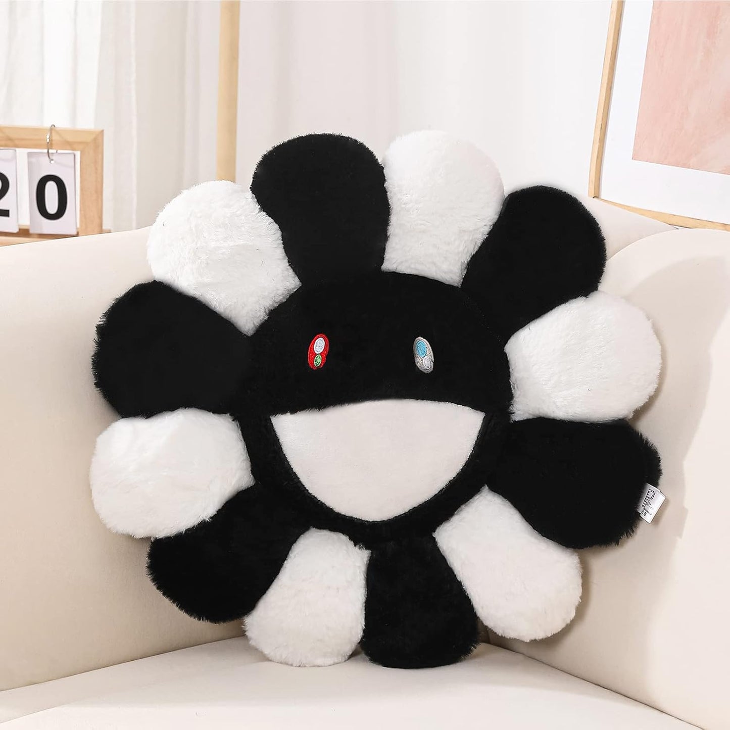 Flower Shaped Throw Pillow for Colorful Room Decor and Comfort