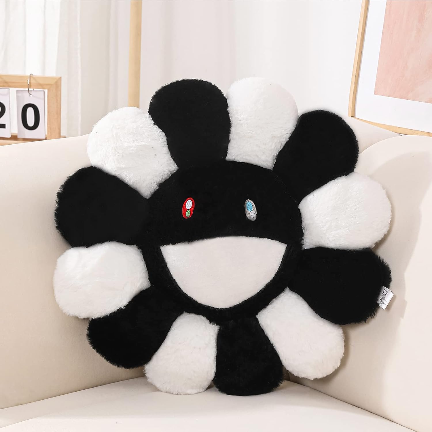 Flower Shaped Throw Pillow for Colorful Room Decor and Comfort